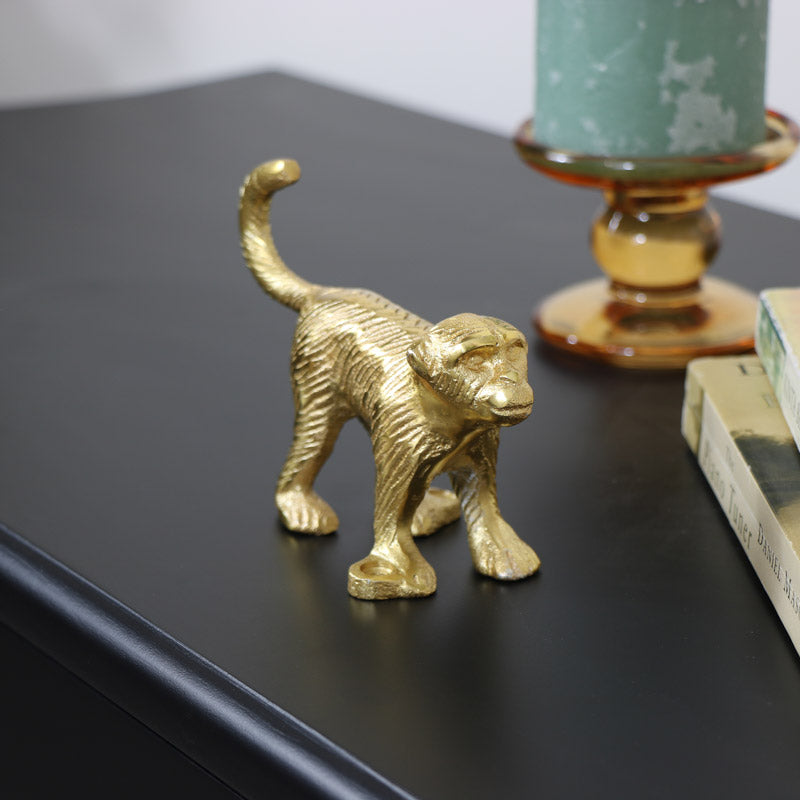 Gold Monkey Wall Hook