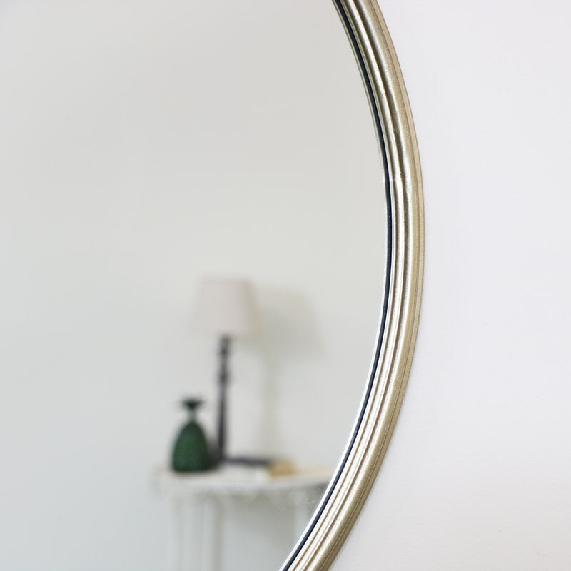 Large Round Gold Wall Mirror 70cm x 70cm