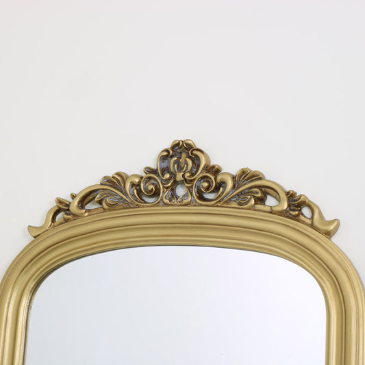 Tall Gold Ornate Vintage Wall / Leaner Mirror 80cm x 180cm