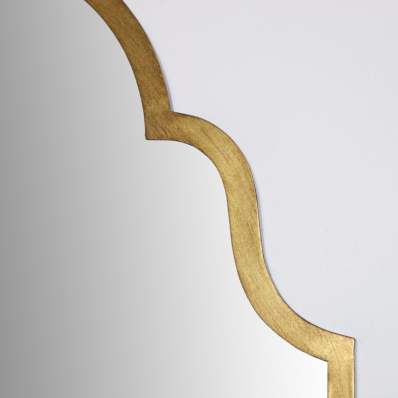 gold vintage style mirror