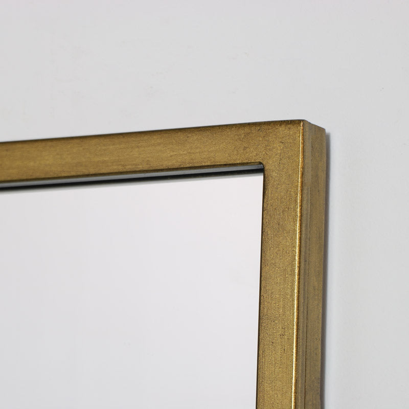 Gold Rectangle Wall Mirror 50cm x 75cm