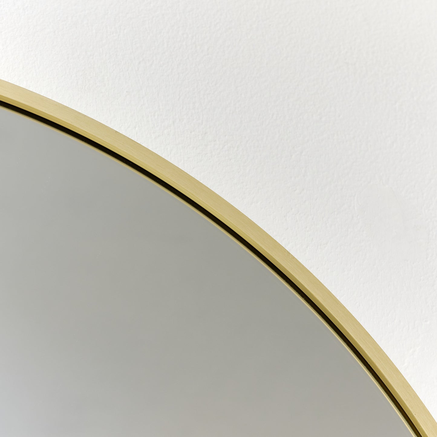 Gold Arched Wall Mirror 80cm x 60cm