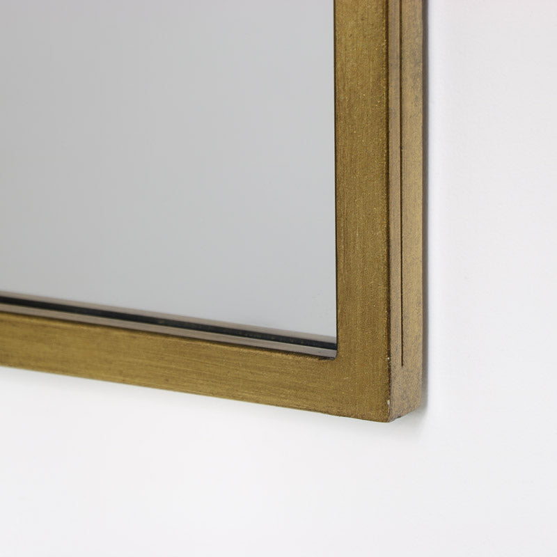 Gold Rectangle Wall Mirror 50cm x 75cm