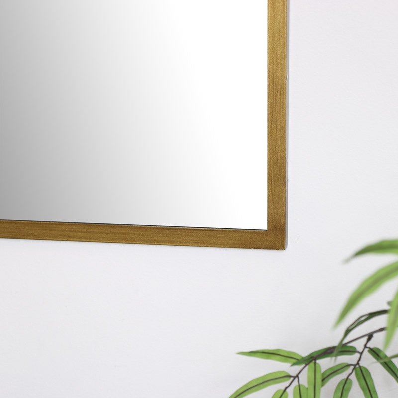 gold vintage style mirror