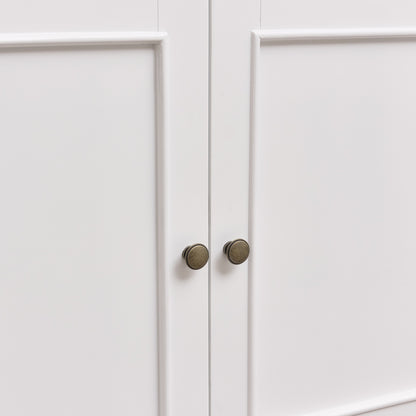 Large White 4 Door Sideboard - Daventry White Range