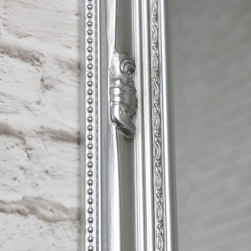 Tall Silver Ornate Mirror 47cm x 142cm