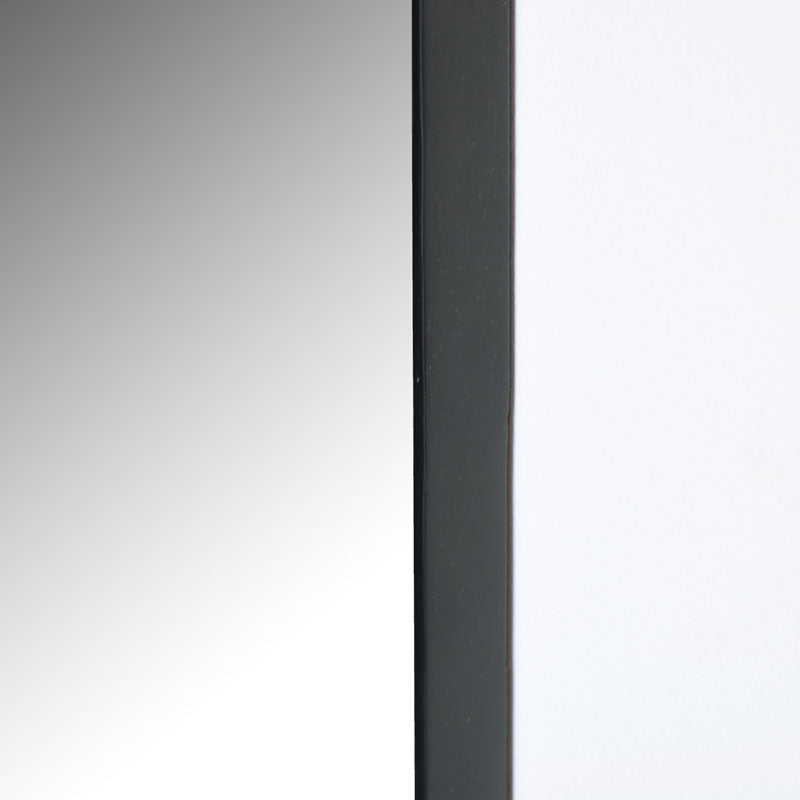 Tall Black Wall / Floor / Leaner Mirror 47cm x 142cm