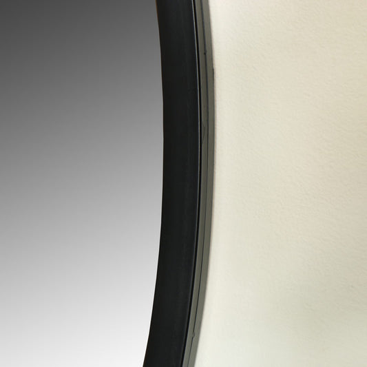  Extra Large Round Black Wall Mirror 120cm x 120cm 