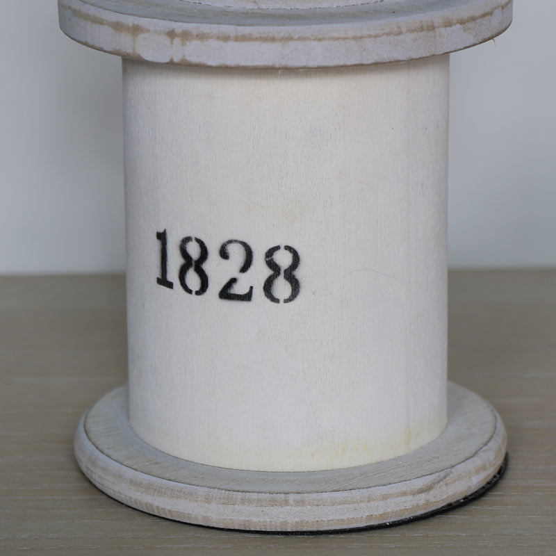 antique white miners style lantern