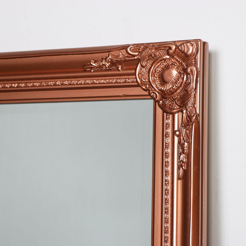 Tall Copper Wall Mirror 47cm x 142cm