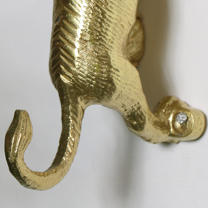 Gold Lion Wall Hook