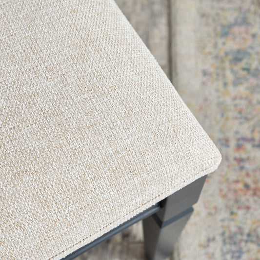 Navy Black Cushioned Dressing Table Stool - Daventry Navy Black Range