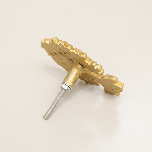 Antique Gold Oak Tree Drawer Knob