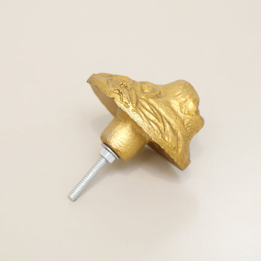Gold Lion Drawer Knob