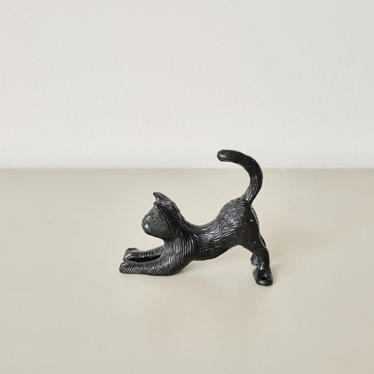 Matte Black Cat Wall Hook