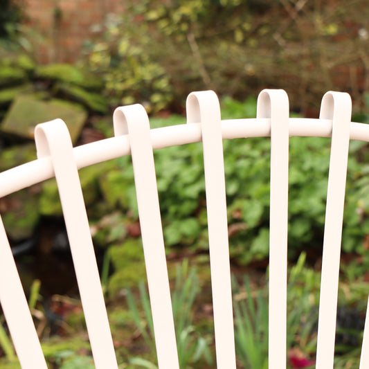 Pink Painted Garden Bench 103cm