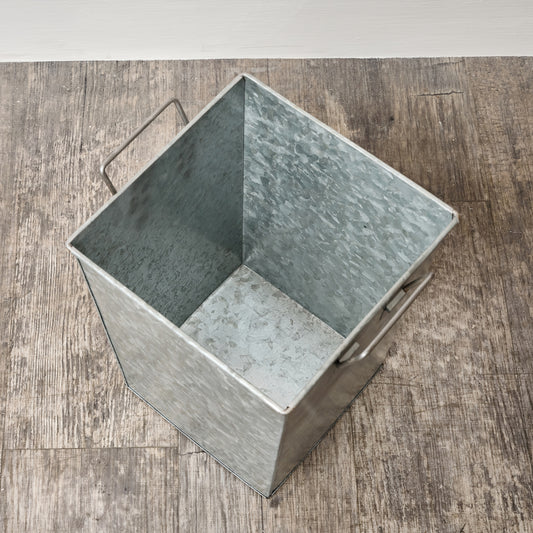 Galvanised Steel Storage Waste Bin