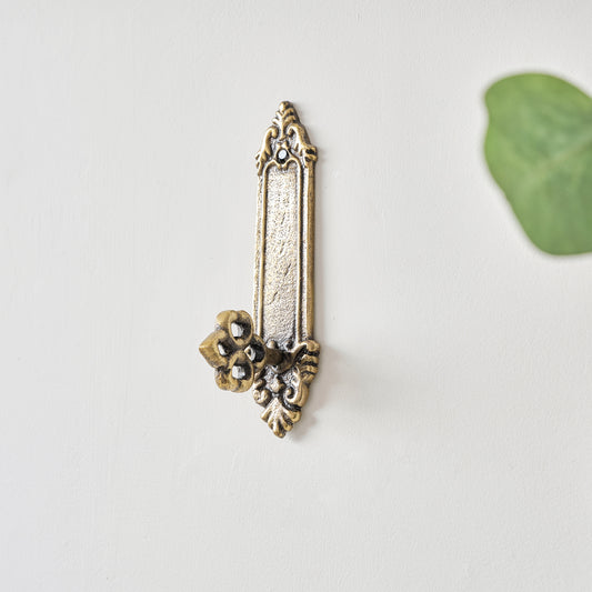 Antique Brass Gold Door Key Wall Hook