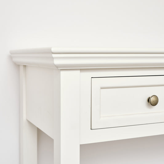 Ivory 2 Drawer Console / Dressing Table - Daventry Ivory Range