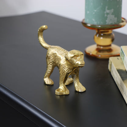 Gold Monkey Wall Hook