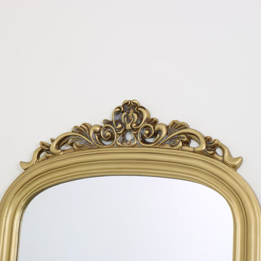  Tall Gold Ornate Vintage Wall / Leaner Mirror 80cm x 180cm 