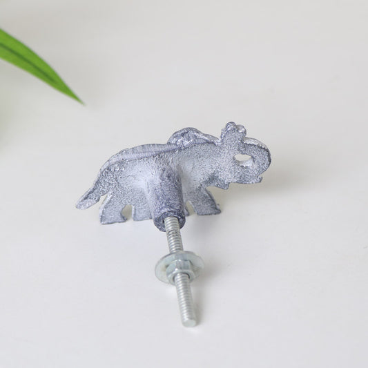  Grey Elephant Drawer Knob 