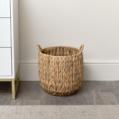 Woven Grass Storage Basket Planter - Large