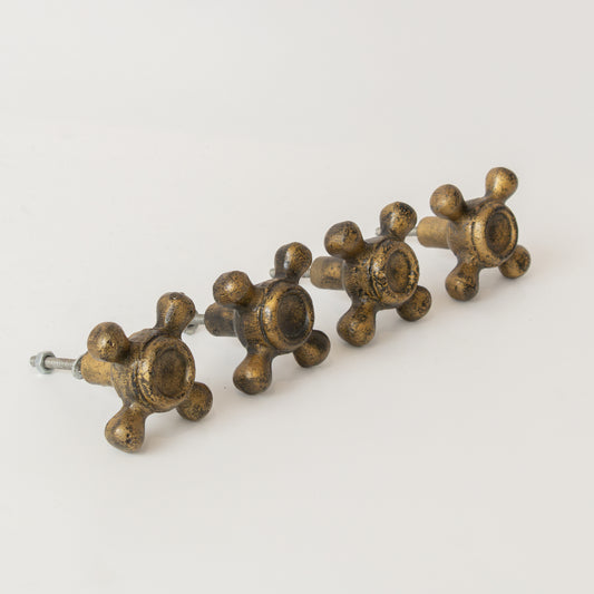  Set of 4 Rustic Tap Drawer Knobs 