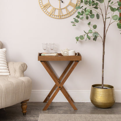 Rectangular Wooden Butler’s Tray Style Side Table - Ashwell Range