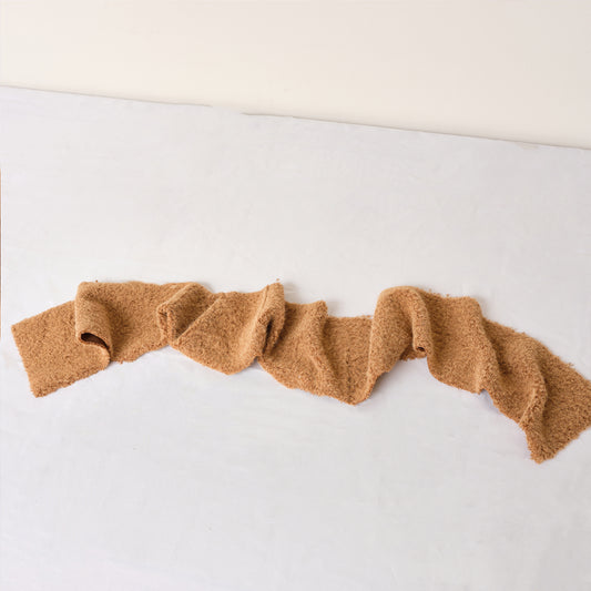  Large Beige Wool Table Runner - 140cm 