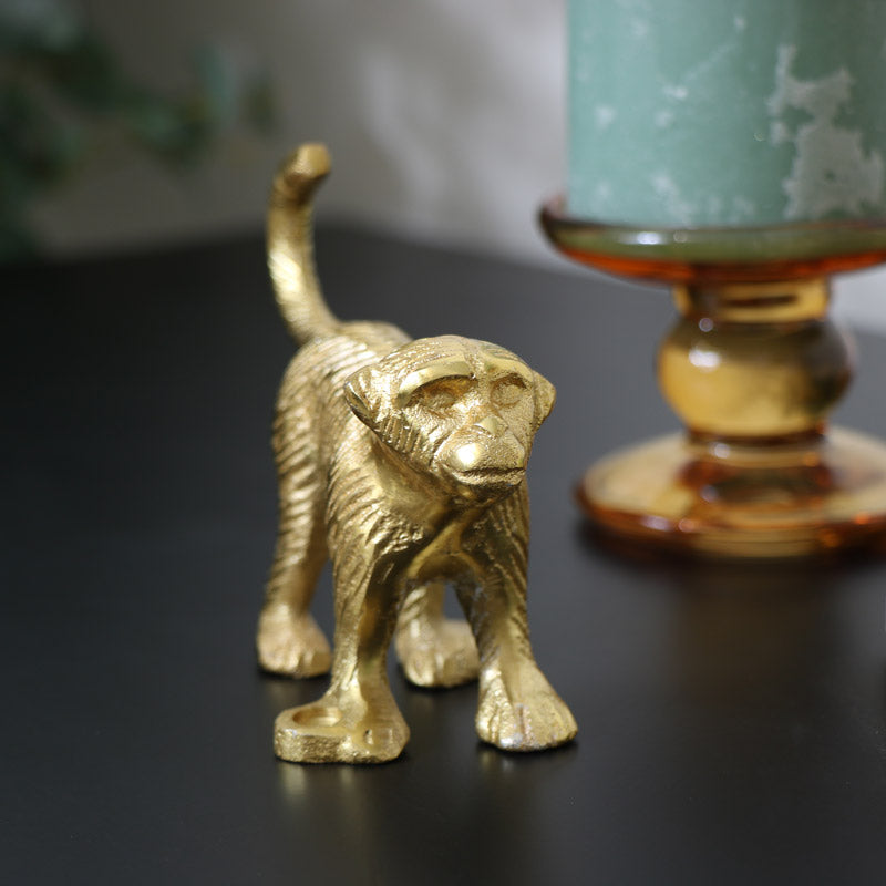 Gold Monkey Wall Hook