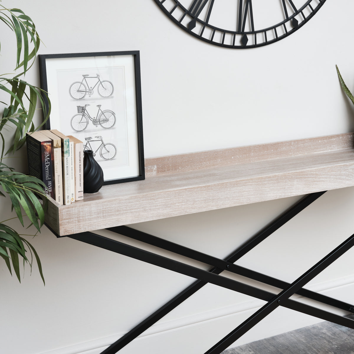 Large Wooden Folding Tray / Console Table 146cm x 80cm