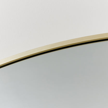 Large Gold Arched Wall Mirror 90cm x 120cm