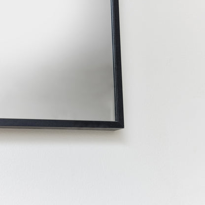 Black Arched Wall Mirror 80cm x 60cm