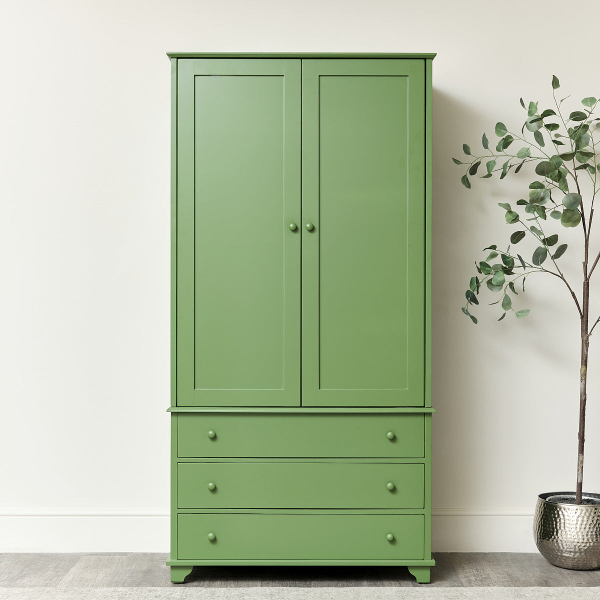Large Olive Green Pantry/Storage Closet