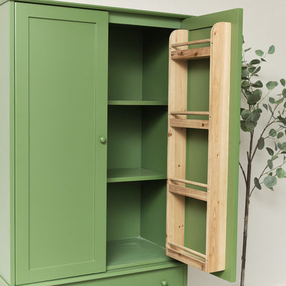 Large Olive Green Pantry/Storage Closet