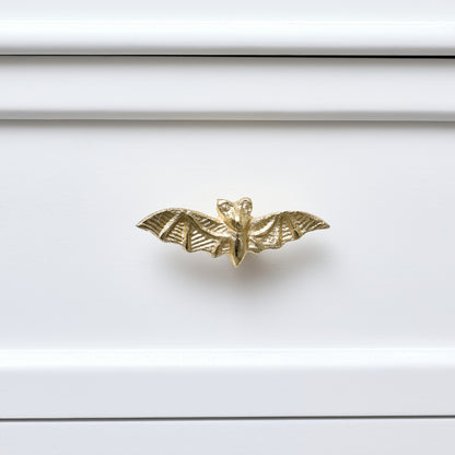 Gold Bat Drawer Knob