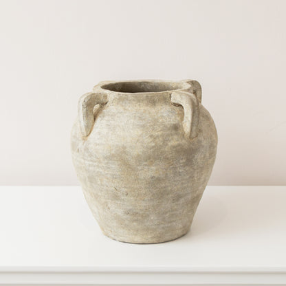 Rustic Glazed Dora Jug Vase - 19cm