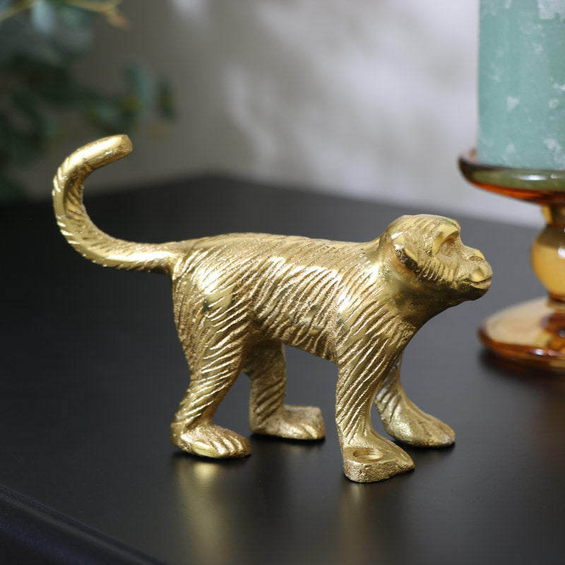 Gold Monkey Wall Hook