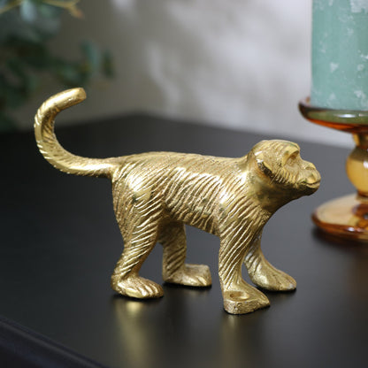 Gold Monkey Wall Hook