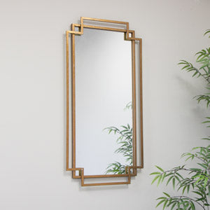  Copper Wall Mirror 94cm x 48cm 