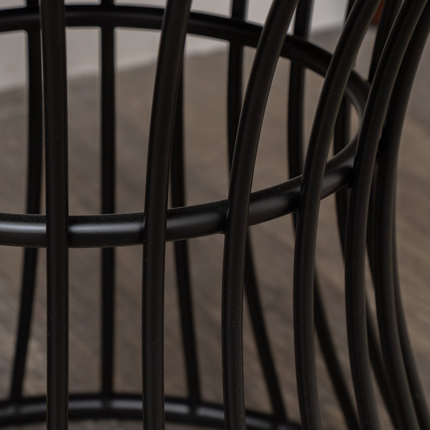 Black Metal Detailed Upholstered Dressing Table Stool