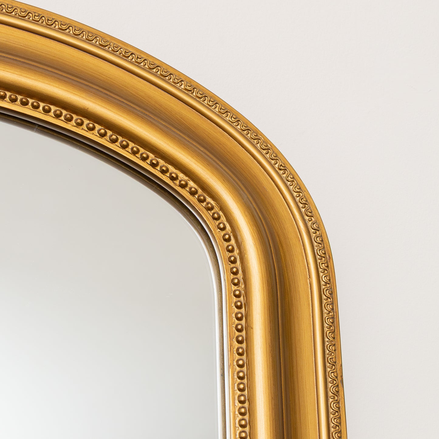 Full Length Antique Gold Leaner & Wall Mirror - 47cm x 142cm