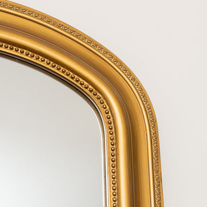 Full Length Antique Gold Leaner & Wall Mirror - 47cm x 142cm