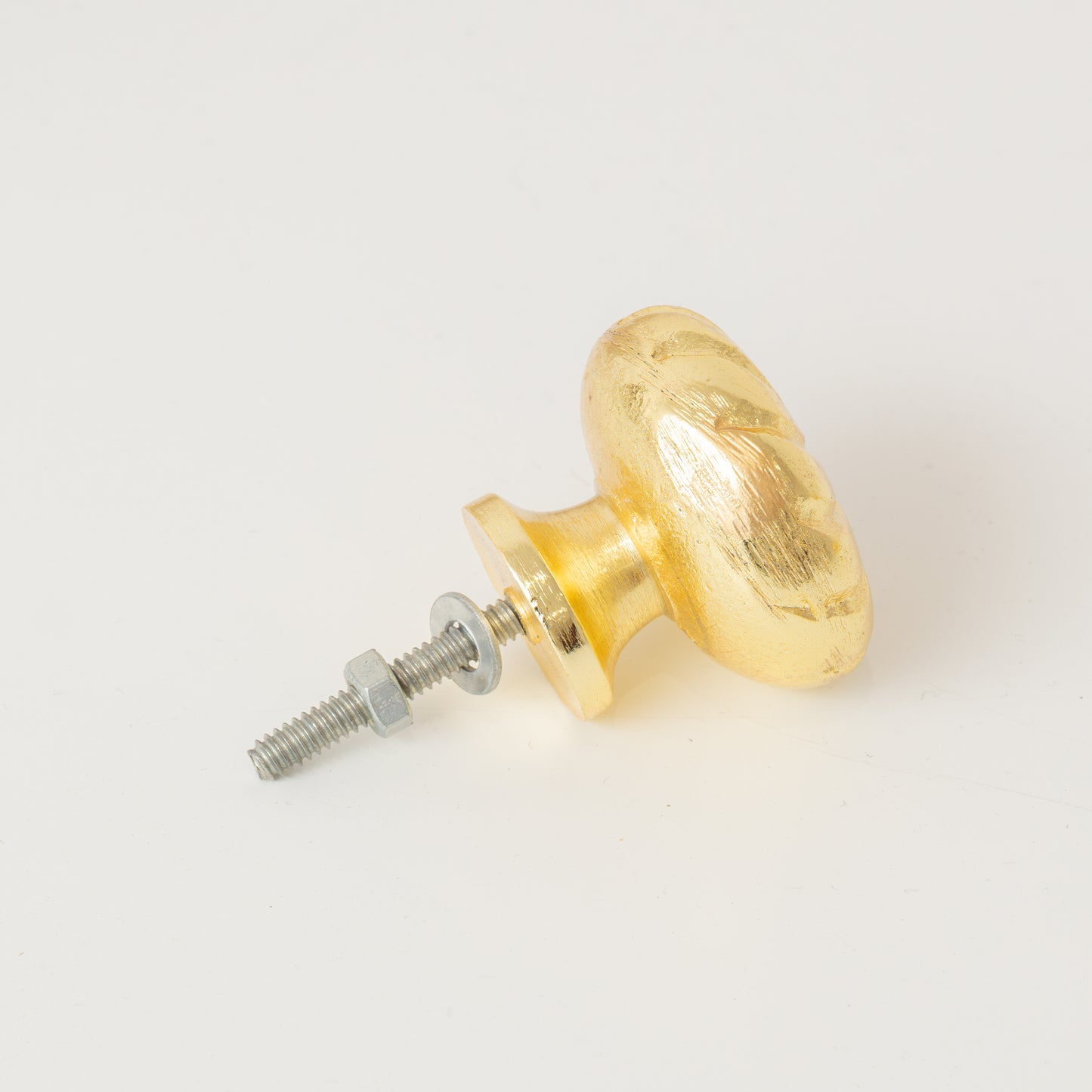 Set of 4 Large Gold Swirl Drawer Knobs