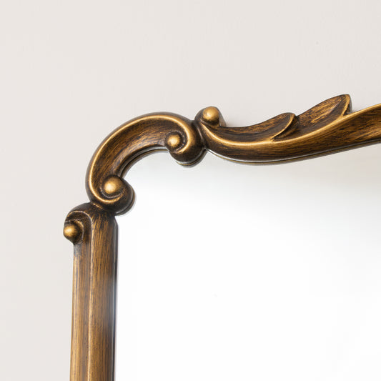  Antique Gold Ornate Framed Wall Decorative Mirror - 90cm x 60cm 
