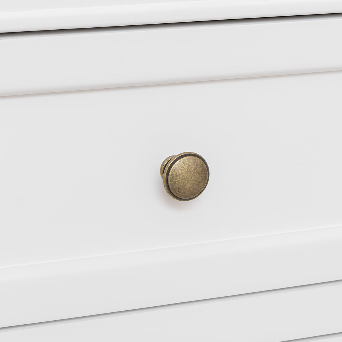 Large White Wooden Sideboard Cabinet - Daventry White Range