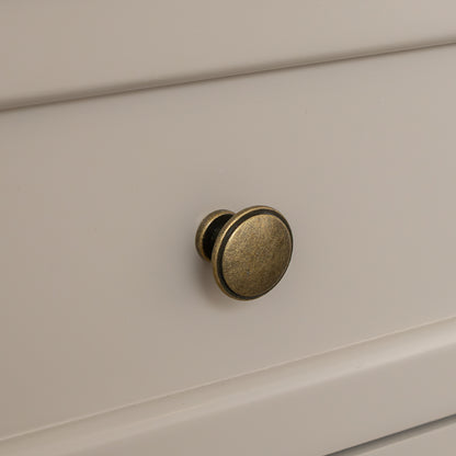 Large Taupe-Grey Wooden Sideboard Cabinet - Daventry Taupe-Grey Range