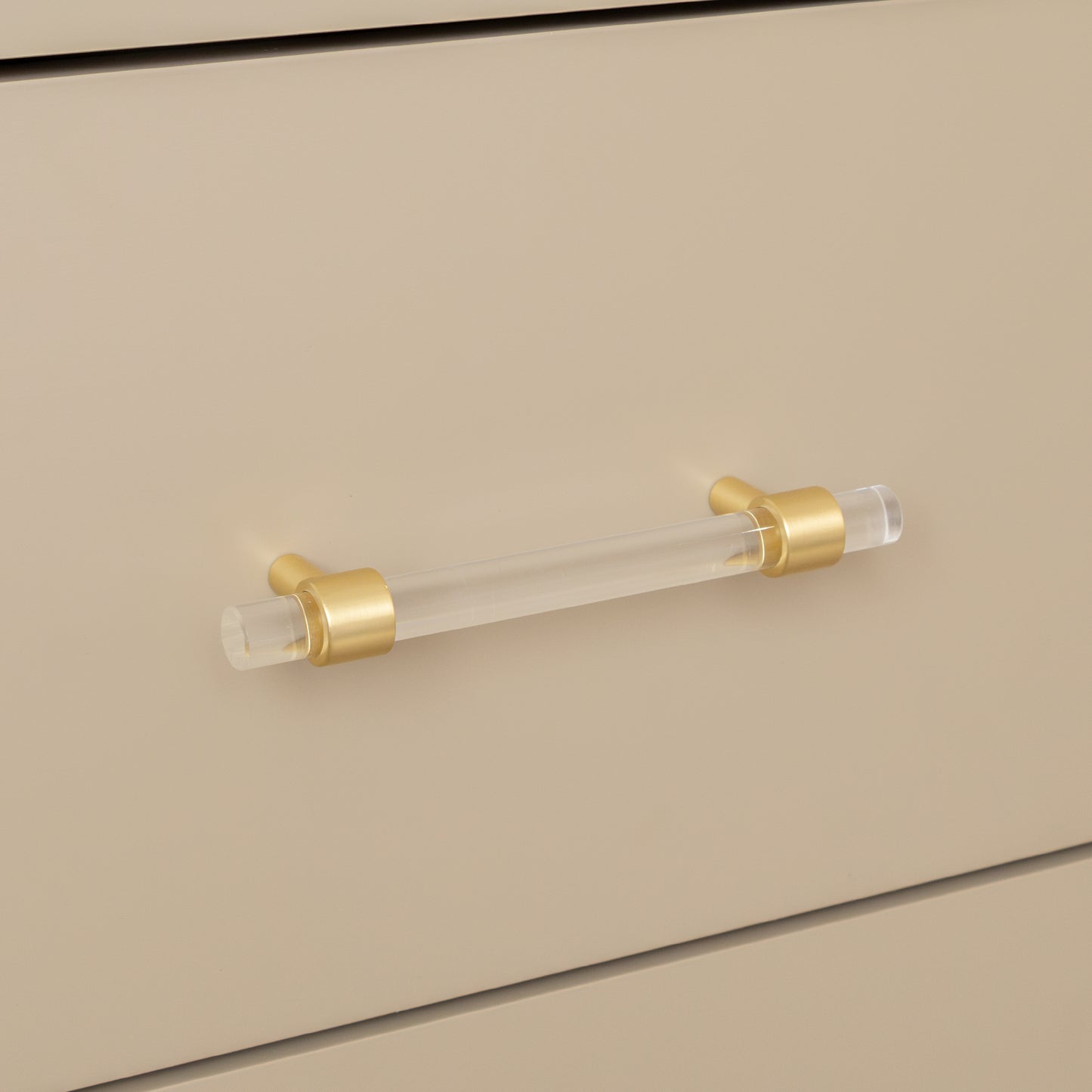3 Drawer Chest of Drawers, Dressing Table Set & Pair of One Drawer Bedside Tables - Liana Taupe Range