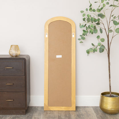 Full Length Antique Gold Leaner & Wall Mirror - 47cm x 142cm